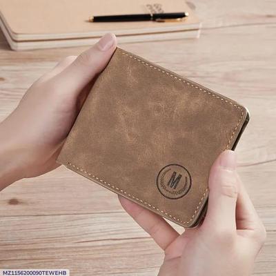 Multi Card Slot Three Fold Card Wallet for Young Girls & Students – Compact Card Holder Purse | Brown, Grey, Mustard & Black - Image 2