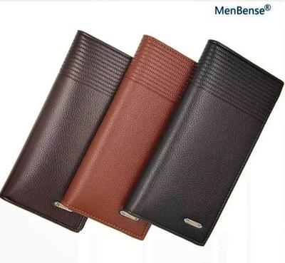 Premium Leather Wallet for Men – Stylish Bi-Fold Wallet with Multiple Card Slots & Cash Pocket | Black, Light Brown & Dark Brown - Image 2