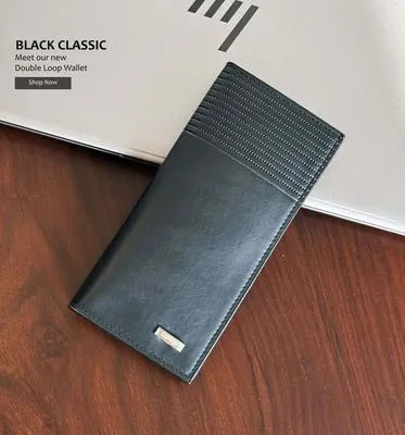 Multi Color Leather Wallet for Men & Women – Slim Minimalist Wallet in Black, Dark Brown & Light Brown for Daily Use in Pakistan - Image 4