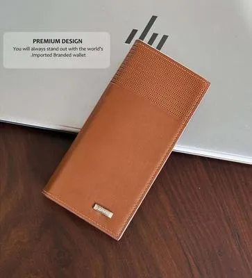 Multi Color Leather Wallet for Men & Women – Slim Minimalist Wallet in Black, Dark Brown & Light Brown for Daily Use in Pakistan - Image 6