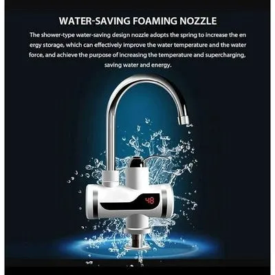 Electric Hot Water Faucet with Digital Display for Kitchen - Image 4