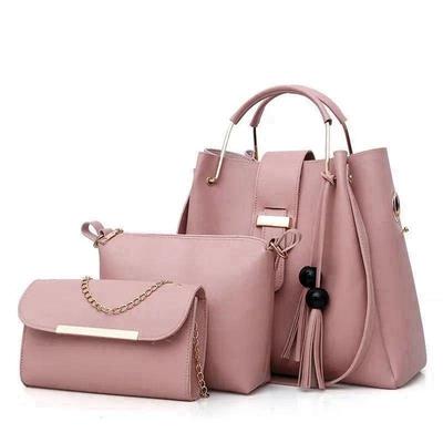 Leather Handbag Set for Girls – Stylish 3 Piece Ladies Handbag Set for School, Office & Party in Pakistan - Image 4