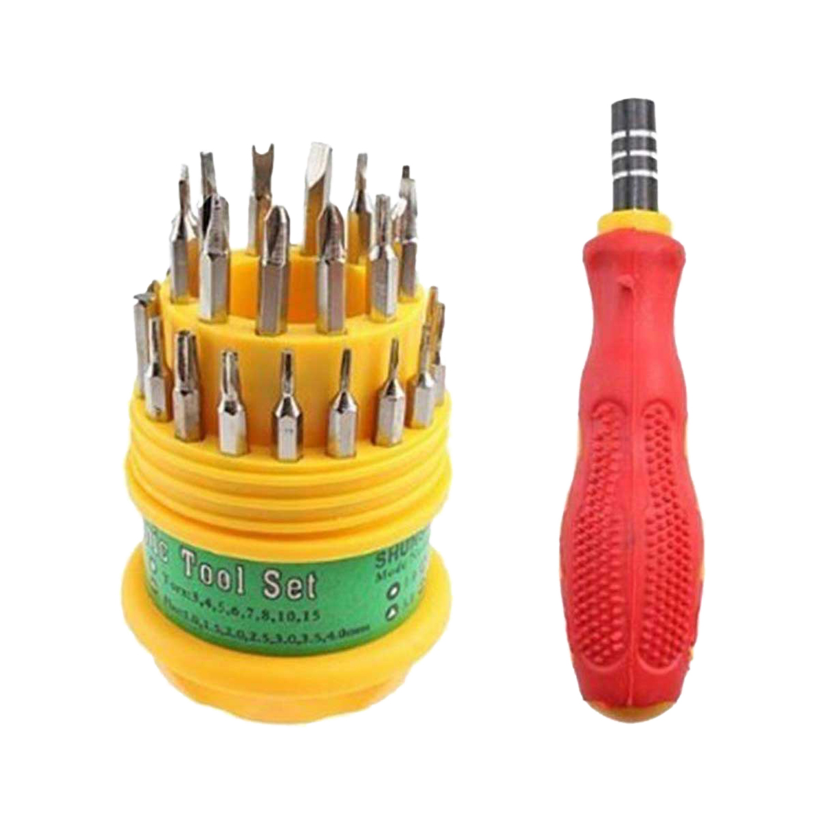 Jackly 31-in-1 Universal Magnetic Screwdriver Tool Kit – Multicolor Precision Repair Set - Image 2