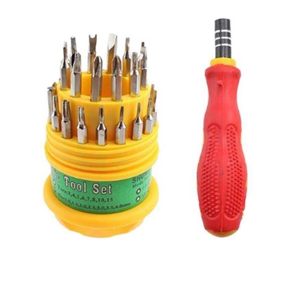Jackly 31-in-1 Universal Magnetic Screwdriver Tool Kit – Multicolor Precision Repair Set - Image 3