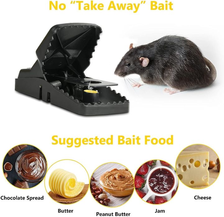 Y.M Traders Big Size Rat Trap – High Quality Plastic Mouse Trap | Reusable, Washable & Strong Spring Mice Catcher for Households - Image 3