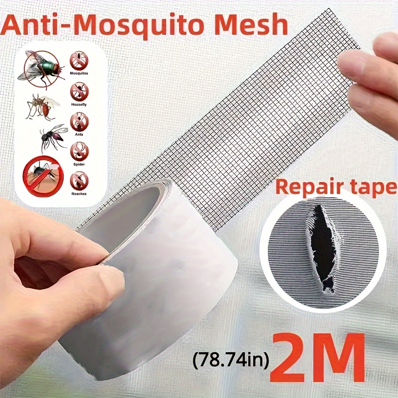 5Γ200cm Mosquito Net Repair Tape β Self-Adhesive Waterproof Window Screen Patch - Image 3