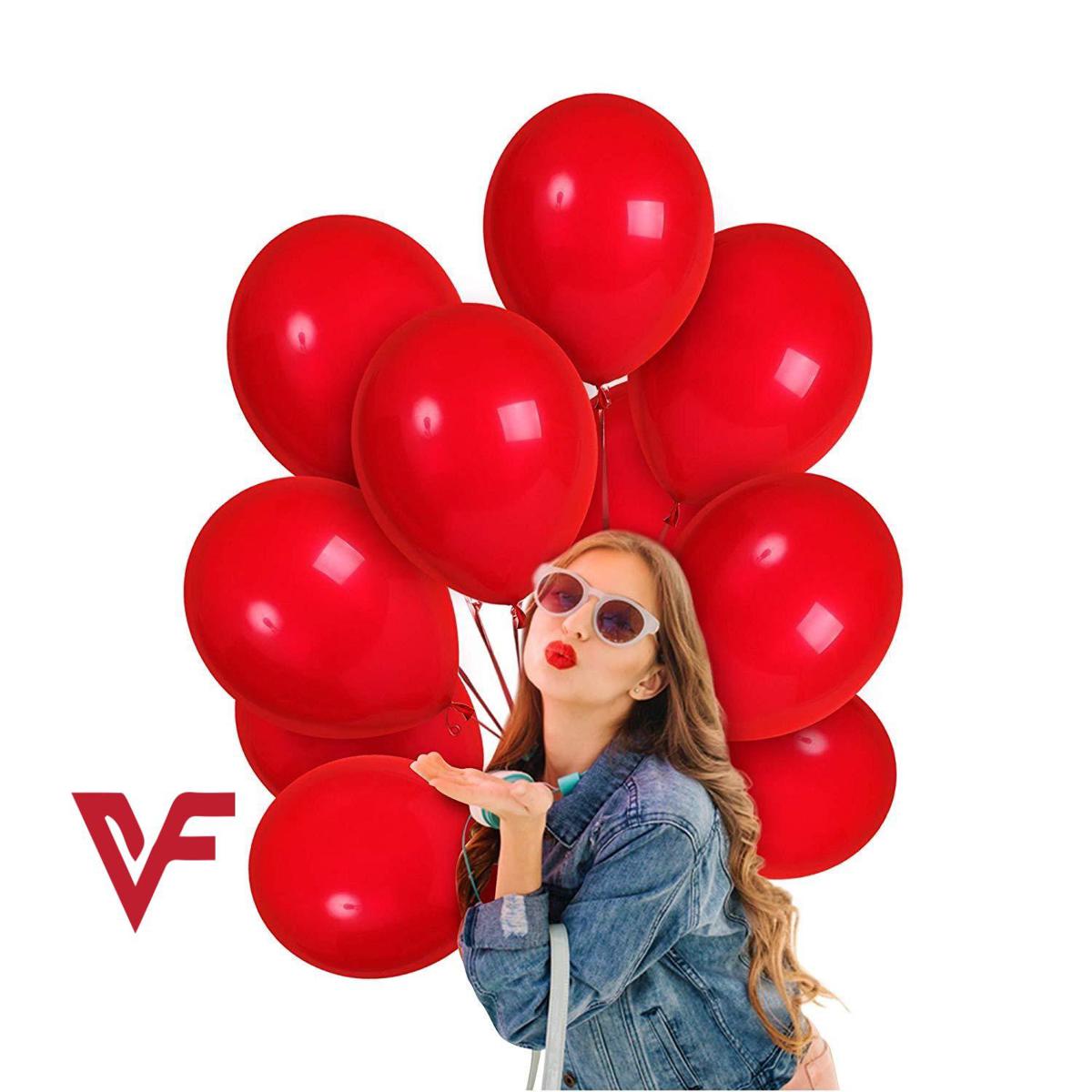Pack of 100 Crystal Pearl Latex Balloons 14 Inch – Black, Pink, Red, Yellow & Multicolor Party Decoration Balloons - Image 4