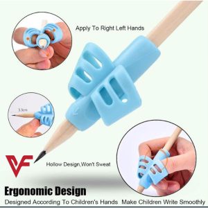 2 Pcs Writing Posture Trainer Pencil Holder – Ergonomic Finger Grip for Children