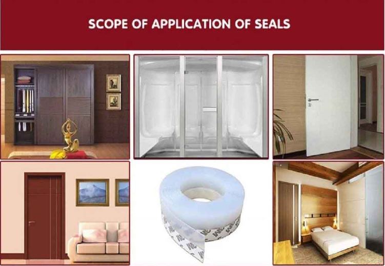 Self-Adhesive Silicone Door Seal Strip 5 Meter โ Window, Shower & Door Gap Protector - Image 6