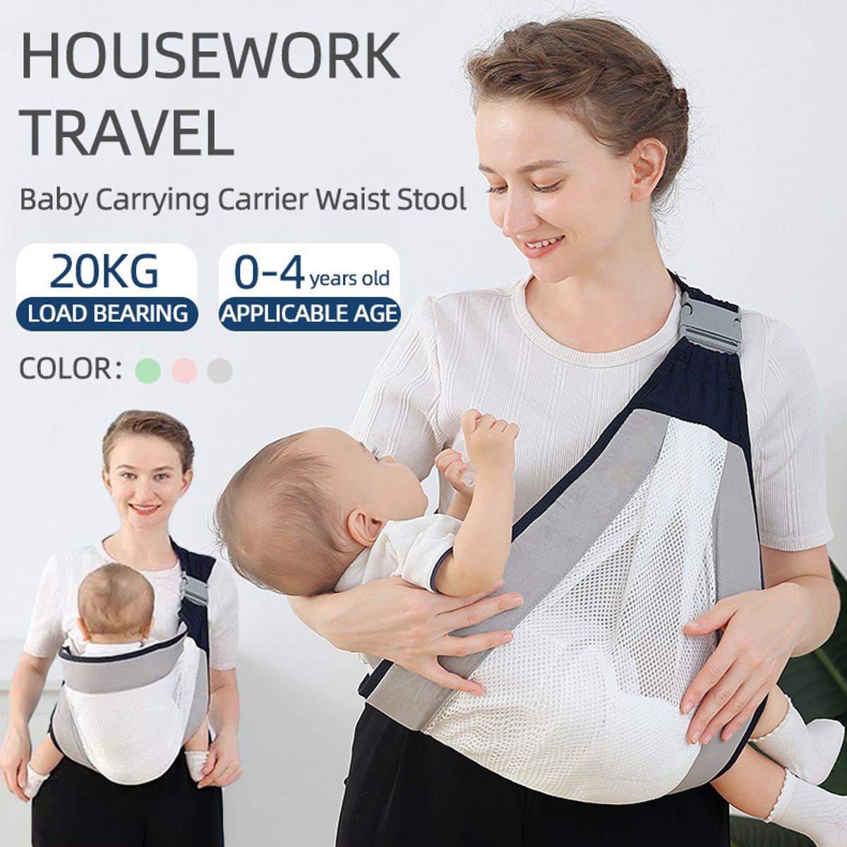 Ergonomic Baby Carrier – Adjustable Breathable 3D Mesh Baby Sling for Infants & Toddlers (3–18 Months) - Image 2