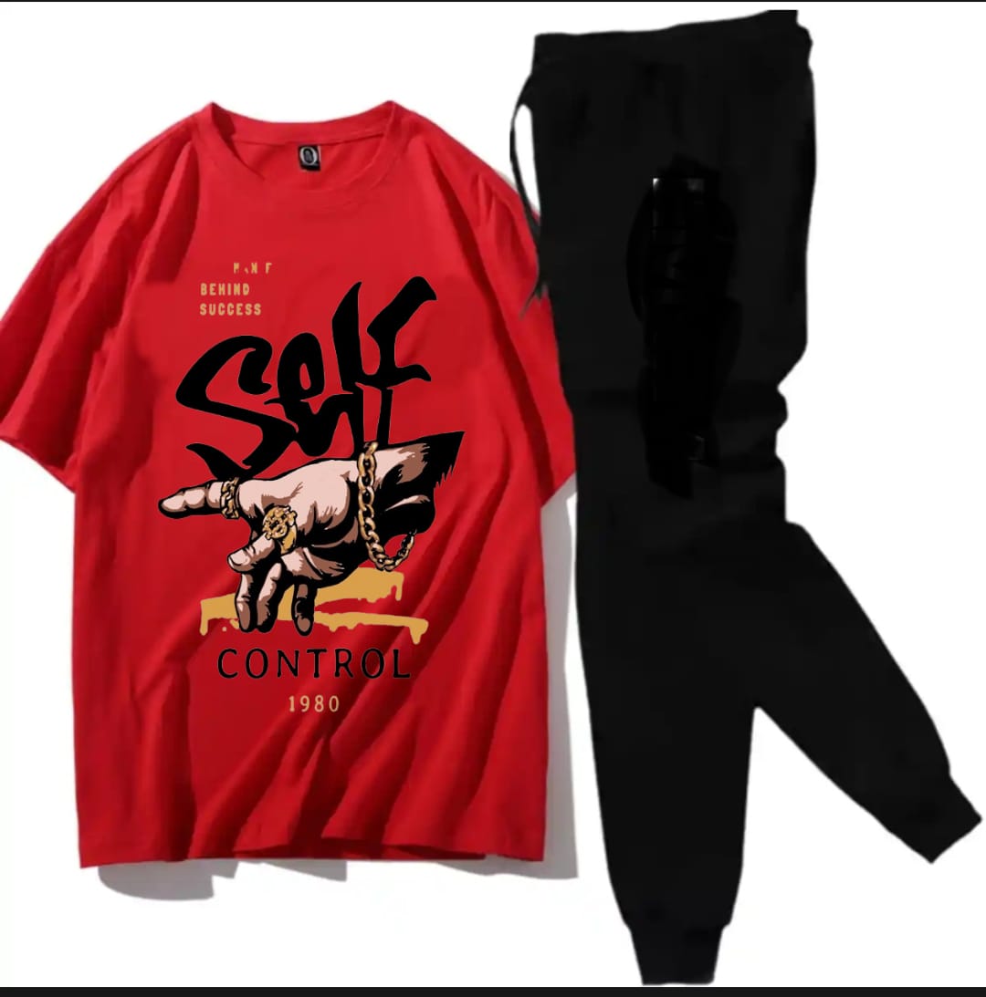 Casual Round Neck Printed Tracksuit for Men & Boys - Image 2