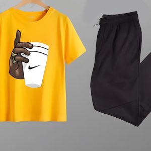 Casual Round Neck Printed Tracksuit for Men & Boys