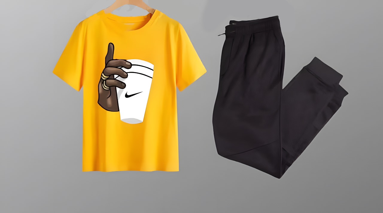 Casual Round Neck Printed Tracksuit for Men & Boys