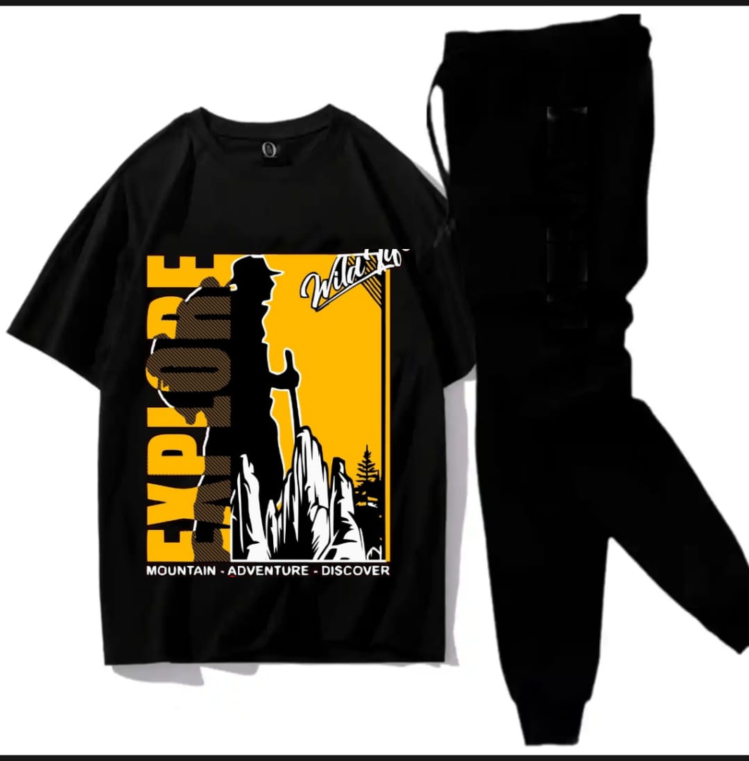 Adventure Explore Wildlife Printed T-Shirt & Trouser Set - Image 4