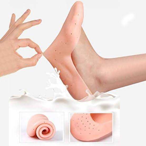 Silicone Full Socks โ Moisturizing Foot Care Socks for Dry, Rough & Cracked Feet - Image 2