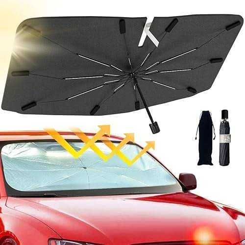 Universal Car Windshield Umbrella Sunshade โ Portable Foldable Heat Protector - Image 3