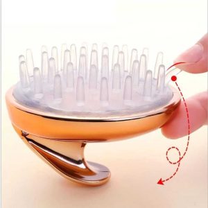Massage Shampoo Brush – Silicone Scalp Massager & Hair Washing Brush for Deep Cleaning