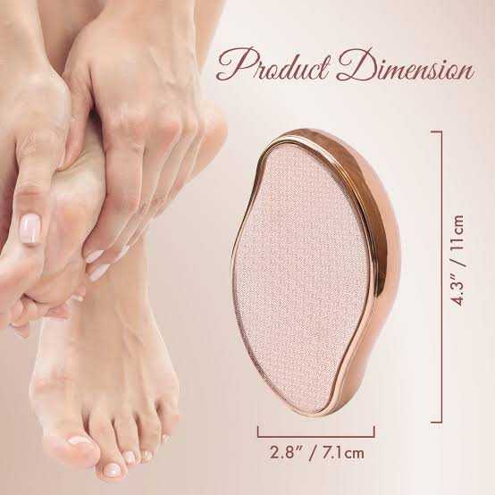 Nano Glass Foot Filer โ Double-Sided Foot Scrubber & Dead Skin Remover for Smooth Heels - Image 2