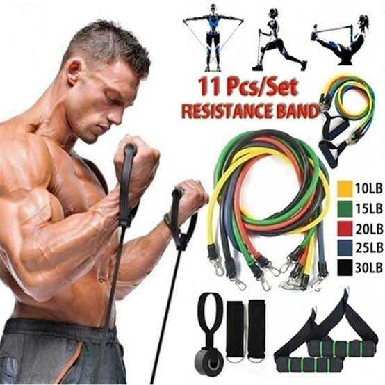 Resistance Band Set – Multi-Purpose Fitness, Strength Training & Home Workout Exercise Bands - Image 3