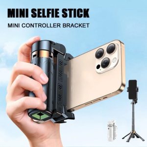 Mini Selfie Stick with Detachable Wireless Remote – Portable Smartphone Selfie & Vlogging Stick