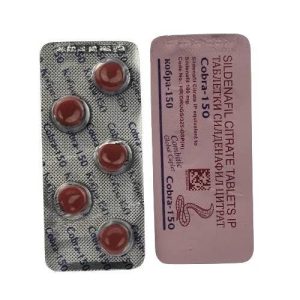 Original Cobra 150 Timing Delay Tablets for Men – Pack of 5 | Men's Sexual Wellness Tablets