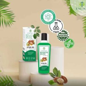 Original Keratin & Olive Hair Treatment by Emira – Nourishing Hair Mask for Dry, Damaged & Frizzy Hair