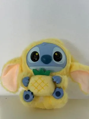 Disney Stitch Plush Toy Ice Cream Theme Pink Blue | Soft Cuddly Stuffed Toy for Kids - Image 9