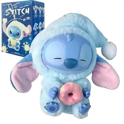 Disney Stitch Plush Toy Ice Cream Theme Pink Blue | Soft Cuddly Stuffed Toy for Kids - Image 6
