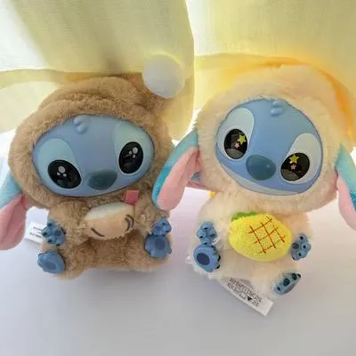Disney Stitch Plush Toy Ice Cream Theme Pink Blue | Soft Cuddly Stuffed Toy for Kids - Image 7