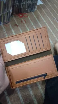 Men's Brown Leather Bi-Fold Wallet with Card Slot – Premium Slim Wallet for Everyday Use - Image 4