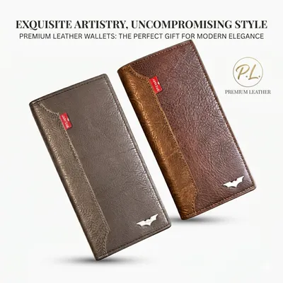 Horse Imported Branded Leather Wallet for Men – Premium Bi-Fold Wallet with Multiple Card Slots & Cash Pocket | Black & Brown - Image 4