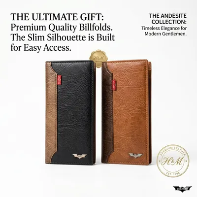 Horse Imported Branded Leather Wallet for Men – Premium Bi-Fold Wallet with Multiple Card Slots & Cash Pocket | Black & Brown - Image 5