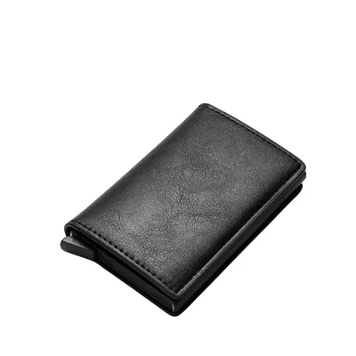 Men's RFID Smart Pop Up Wallet – Premium Slim Leather Wallet with RFID Blocking & Quick Card Access | Black & Brown - Image 2