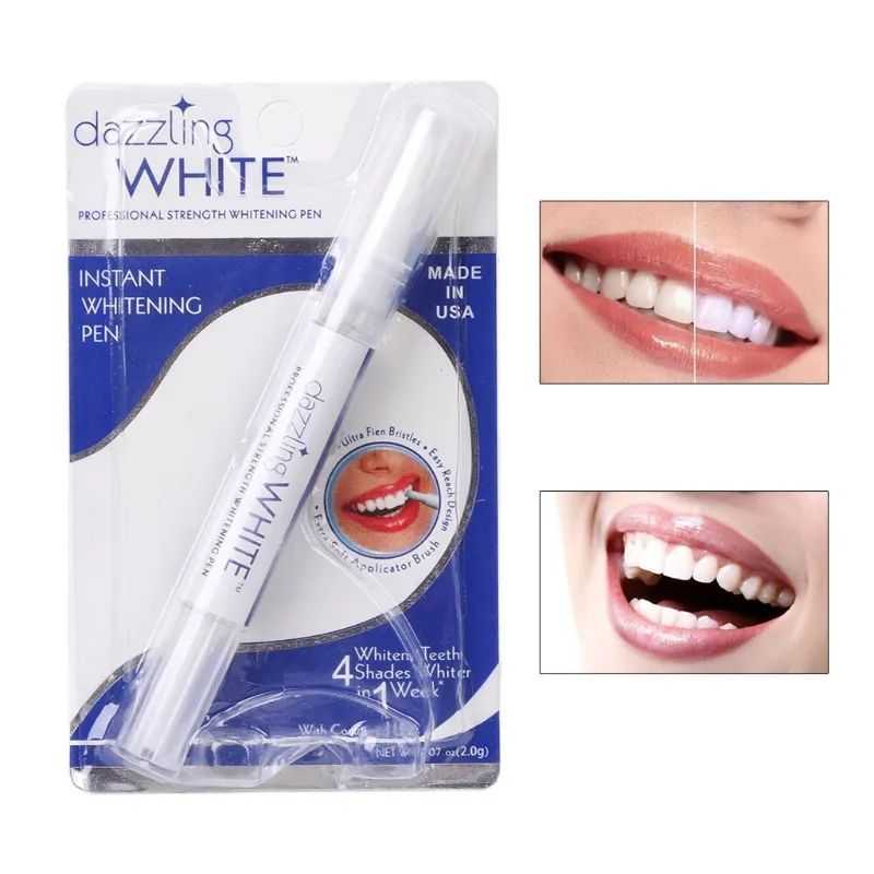 Dazzling White Teeth Whitening Pen – Easy-to-Use Dental Whitening Gel Pen for Stain Removal
