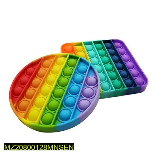 Rainbow Pop It Fidget Toy for Kids Stress Relief - Image 2