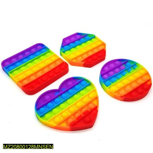 Rainbow Pop It Fidget Toy for Kids Stress Relief - Image 3