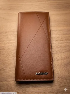 Men's Luxury Genuine Leather Long Trifold Wallet – Premium Leather Wallet with Multiple Card Slots & Cash Organizer | Brown - Image 2