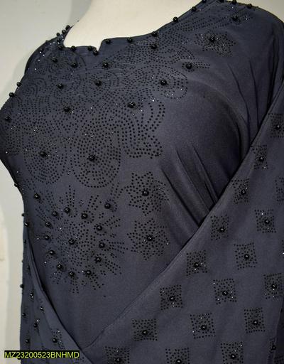 Premium Nidha Embroidered Abaya for Women | Elegant Black Abaya - Image 2