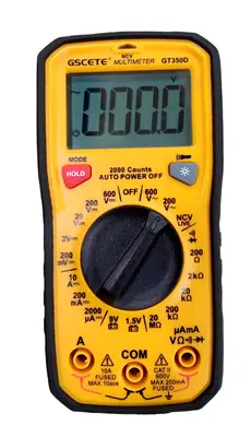 Unity GSCETE GT360D Digital Multimeter – High-Precision Handheld Electrical Testing Meter - Image 3