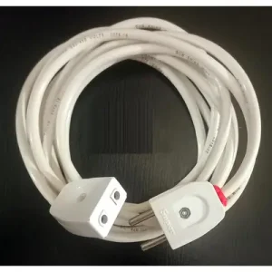 10ft Electrical Extension Cable with 2 Pin Male Female Plug – 40/76 Electric Extension Wire