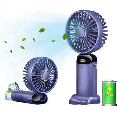 Portable Rechargeable Fan – Lightweight USB Rechargeable Personal Cooling Fan - Image 2