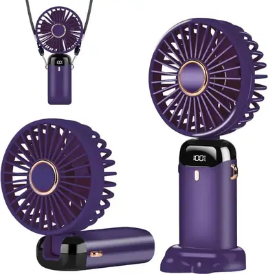 Portable Rechargeable Fan – Lightweight USB Rechargeable Personal Cooling Fan - Image 3