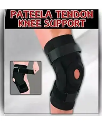 Patella Tendon Knee Support Black – Adjustable Knee Brace for Everyday Support - Image 3