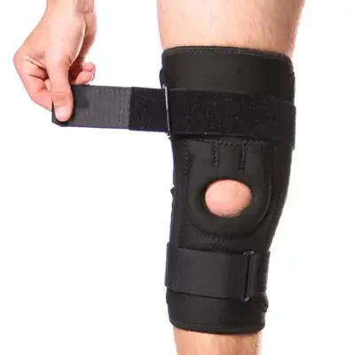 Patella Tendon Knee Support Black – Adjustable Knee Brace for Everyday Support - Image 4