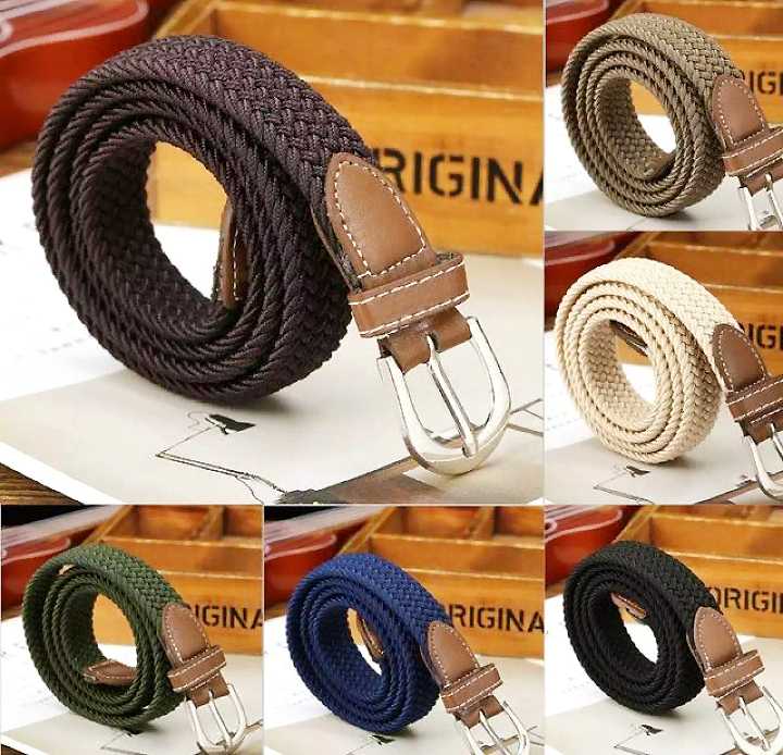 Casual Stretchable Cotton Belt for Jeans & Trousers - Image 4