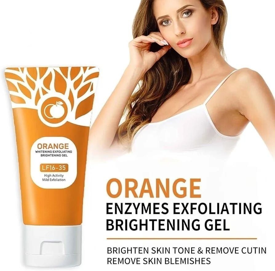 Orange Enzyme Exploiting Gel – Brightening, Exfoliating & Nourishing Citrus Skincare for Radiant, Healthy, Glowing Complexion Every Day (80g) - Image 2