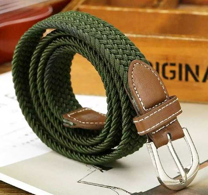 Casual Stretchable Cotton Belt for Jeans & Trousers - Image 3