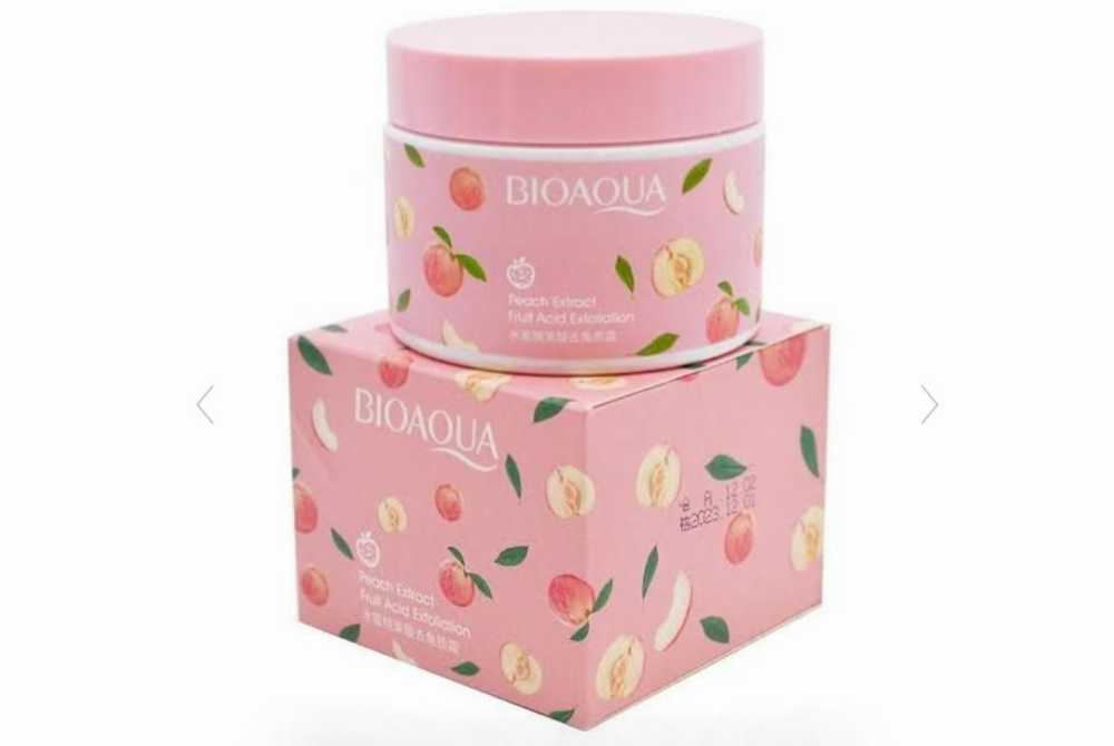 BIOAQUA Peach Extract Exfoliating Gel Face Cream โ Gentle Facial Exfoliator for Smooth & Fresh-Looking Skin - Image 2