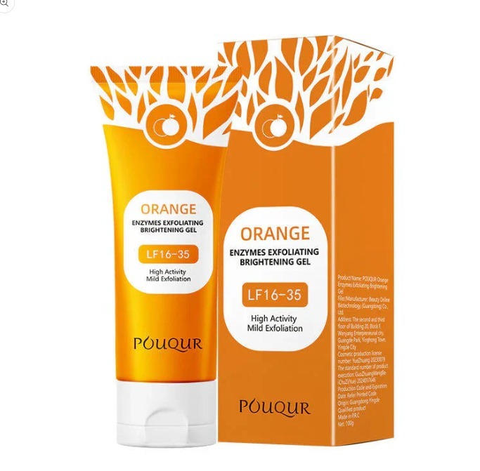 Orange Enzyme Exploiting Gel – Brightening, Exfoliating & Nourishing Citrus Skincare for Radiant, Healthy, Glowing Complexion Every Day (80g) - Image 4