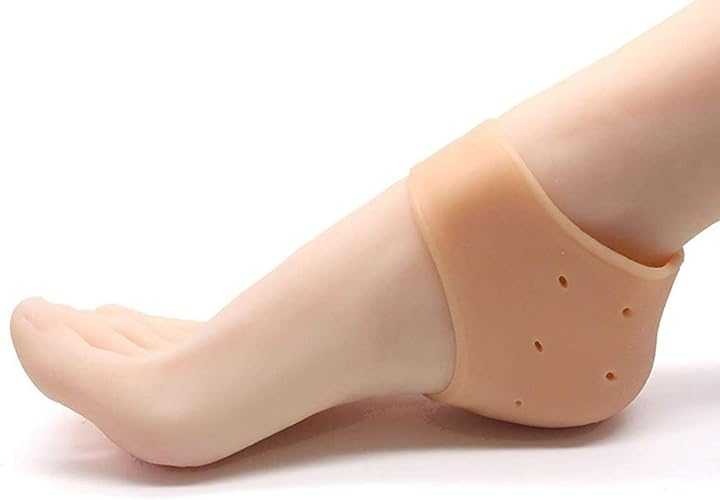 Silicone Half-Heel Socks โ Anti-Crack Gel Heel Sleeves for Dry, Rough & Cracked Feet - Image 3